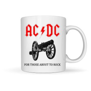 Taza Blanca ACDC